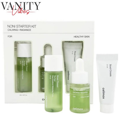 Celimax Noni Starter Kit Calming & Radiance Skincare Set Healthy Glowing Skin Care (K Beauty)