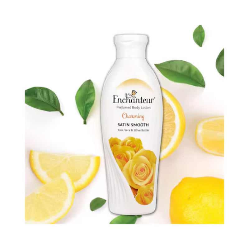 Enchanteur Charming Perfumed Body Lotion 100ml - Deep Moisturizing Floral Fragrance Lotion for Soft, Smooth & Radiant Skin Da