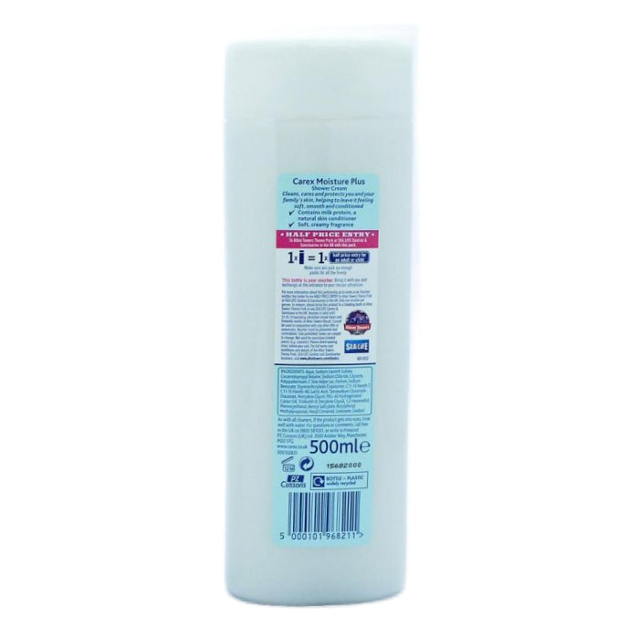 CUSSONS CAREX MOISTURE PLUS SHOWER CREAM 500ml
