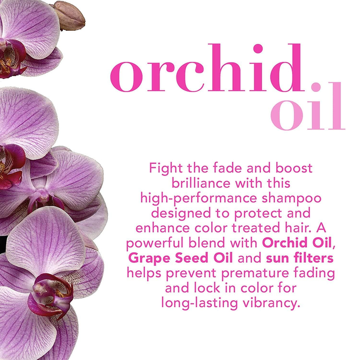 OGX Color Protect + Orchid Oil Shampoo 385ml