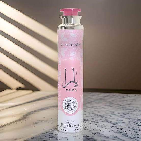 Lattafa Yara Air Freshener 300ml - Long Lasting Luxury Sweet Floral Fragrance Room Spray for Home & Office