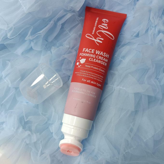 Only The Beauty Experts Face Wash Foaming Cream Cleanser with Yeast Protein & Elastic 150ml Gentle Cleansing & Skin Elasticit