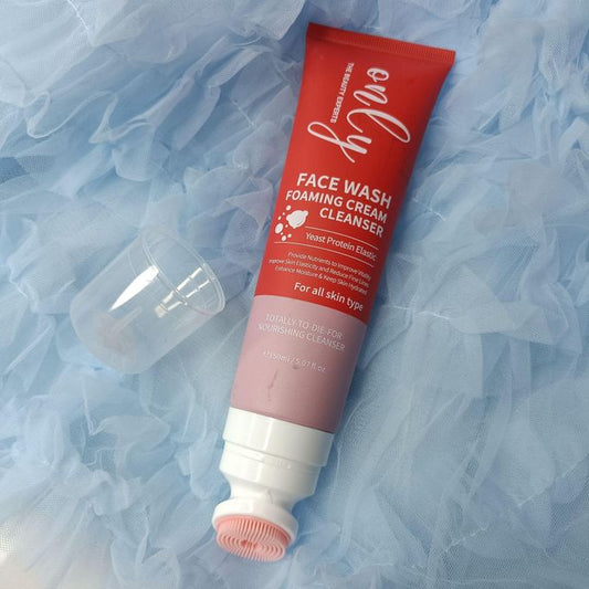 Only The Beauty Experts Face Wash Foaming Cream Cleanser with Yeast Protein & Elastic 150ml Gentle Cleansing & Skin Elasticit
