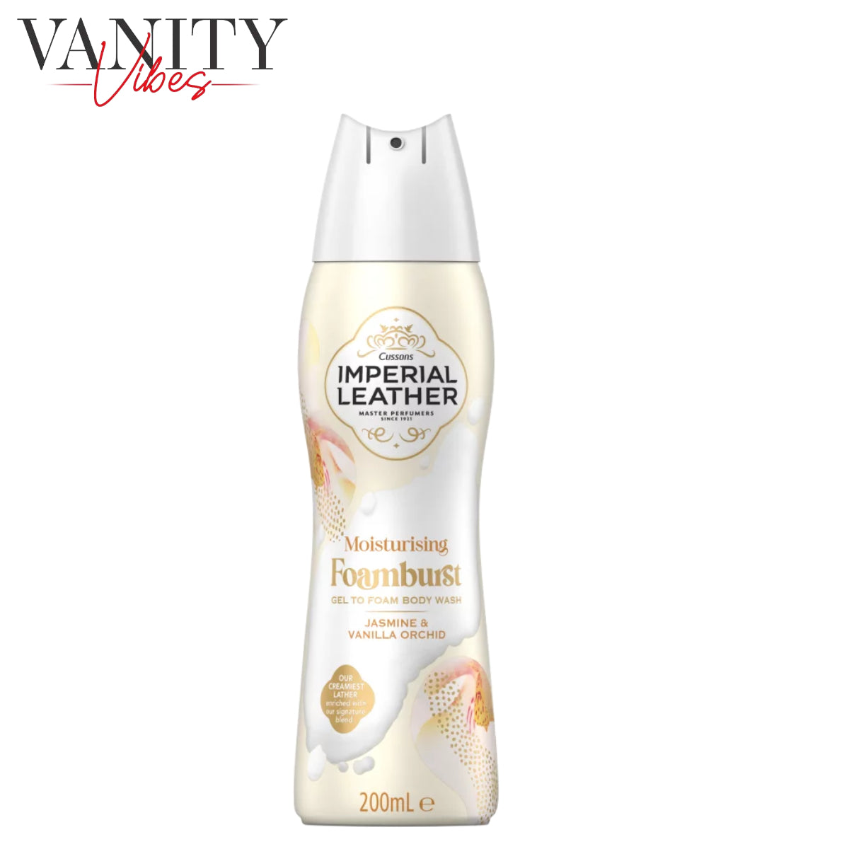 Imperial Leather Moisturising Foamburst Jasmine & Vanilla Orchid Gel To Foam Body Wash 200ml
