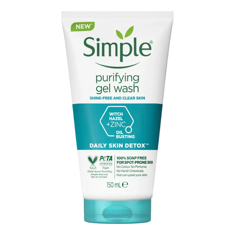 Simple Purifying Gel Wash 150 ml Deep Cleansing & Refreshing Care