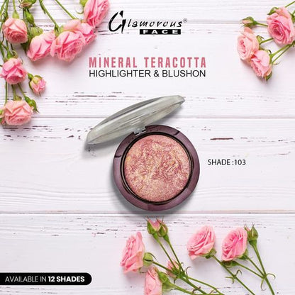 Glamorous Face Mineral Tera Cotta Blushon Single (shade 103)