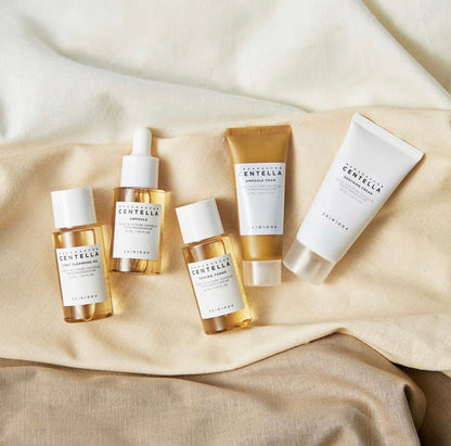 SKIN1004 Madagascar Centella Travel Kit Travel-Sized Skincare Set Soothing & Hydrating Essentials (K Beauty)