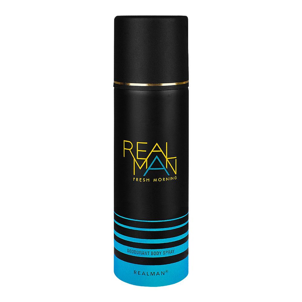 Real Man Fresh Morning Deodorant Body Spray 150ml Long‑Lasting Fresh Masculine Fragrance