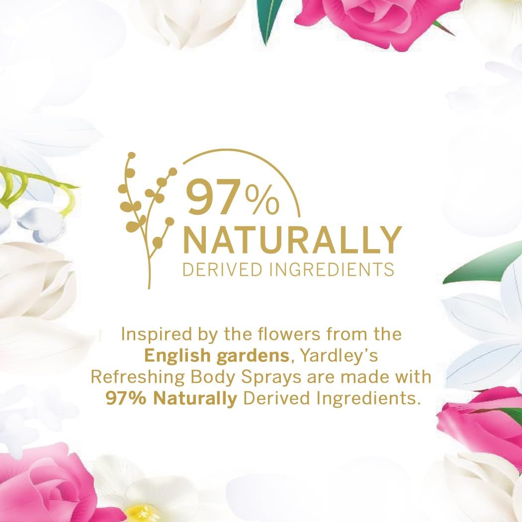 Yardley English Rose For Women Refreshing Body Spray 150ml