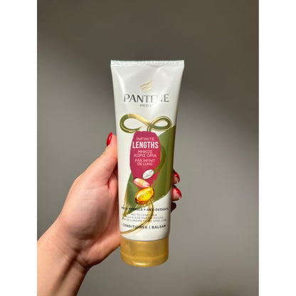 Pantene Pro-V Infinite Lengths Conditioner with Pro-V Formula & Antioxidants 220 ml Strengthening & Length-Enhancing Hair Car