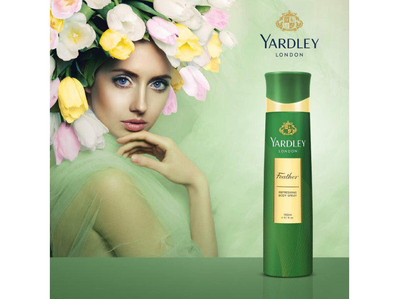 Yardley London Feather For Women Body Spray 150ml