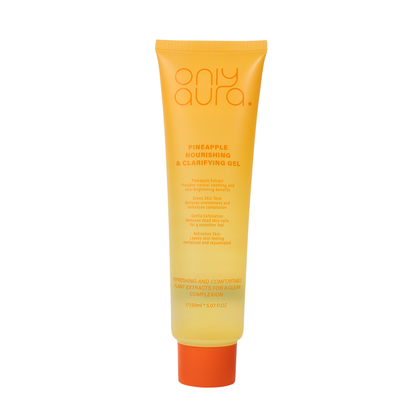 Only Aura Pineapple Gel Face Wash 150ml - Deep Cleansing Skincare Gel for Brightening Glow, Oil Control, Dirt Removal & Fresh