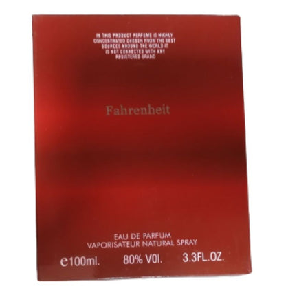 Smart Collection Fahrenheit Eau De Parfum 100ml – Long Lasting Bold Woody Spicy Masculine Fragrance Spray