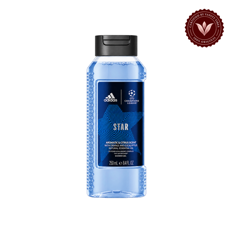 Adidas Champions League Star Aromatic & Citrus Scent Shower Gel 250ml — alternate product view