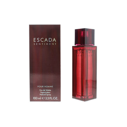 Escada Sentiment Pour Homme Eau de Toilette 100ml Masculine Fresh & Woody Fragrance