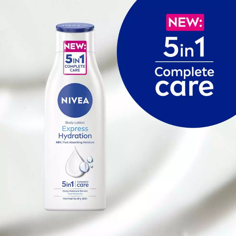 Nivea Express Hydration 5 in 1 Complete Care Body Lotion 250ml
