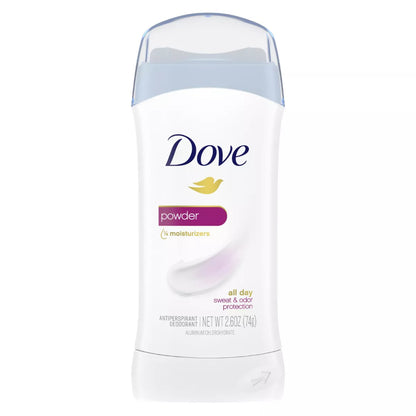 Dove Powder Invisible Solid Antiperspirant Deodorant Stick 74g