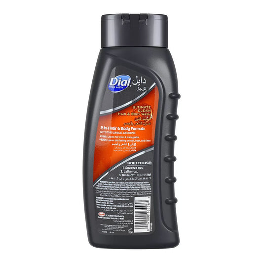 Dial for Men Ultimate Clean Hair + Body Wash Complete Freshness 473ml
