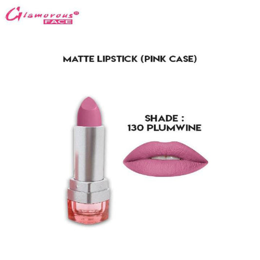 Glamorous Face Matte Lipstick Vitamin E & Aloe Vera Extracts (shade 130) (Plum Wine)