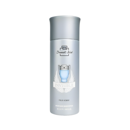 Brand’s Next Invisible Pour Homme Perfume Body Spray 200ml Long-Lasting Masculine Fragrance