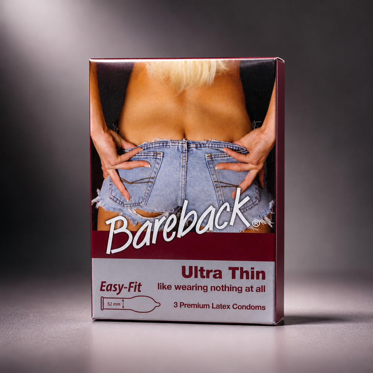 INNO Contempo Bare Back Ultra Thin Condoms Pack of 3 - Lubricated Easy-Fit Condoms