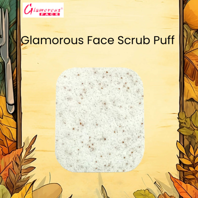 Glamorous Face Scrub Puff (01)