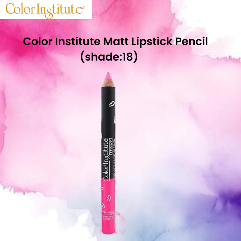 Color Institute Matt Lipstick Pencil (Shade:18)