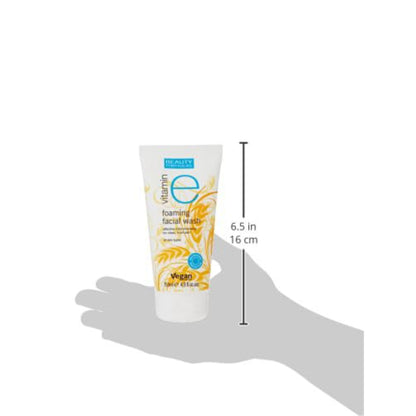 Beauty Formulas Vitamin E Foaming Facial Wash 150ml - Gentle Deep Cleansing Face Wash for Soft Hydrated Skin & Daily Skincare
