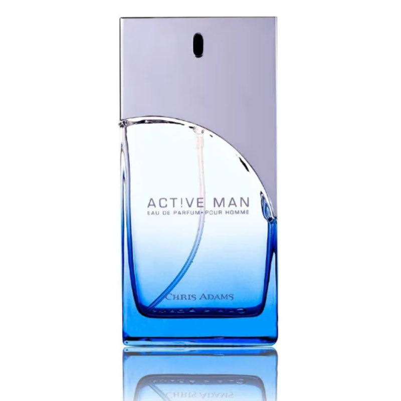 Chris Adams Active Man Eau De Parfum 100ml – Long Lasting Fresh Masculine Fragrance for Men, Bold & Confident Scent