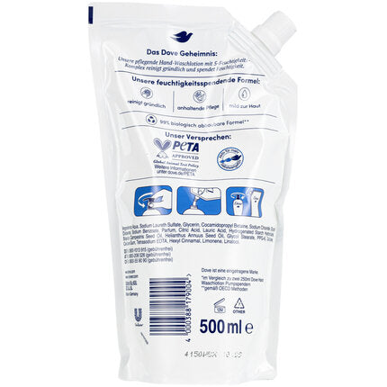 Dove Pflegende Hand Waschlotion 500ml – Gentle Moisturizing Hand Wash for Soft & Healthy Skin Care
