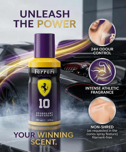 Ferrari Sports 10 Deodorant Body Spray 150ml