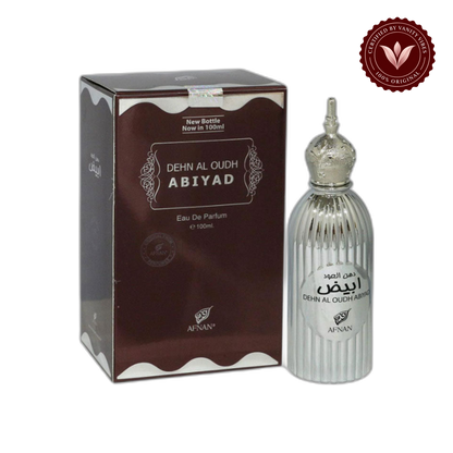 Dehn al Oudh Abiyad by Afnan Eau de Parfum 100ml for Men And Women — alternate product image, transparent background