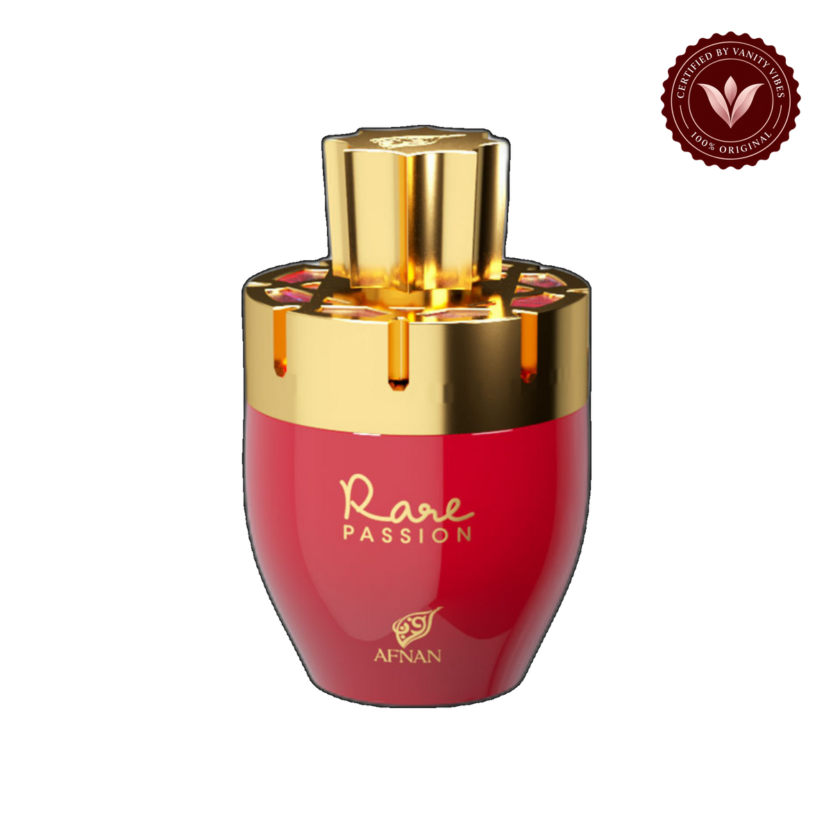 Afnan Rare Passion EDP 100ml For Women — front single product, transparent background