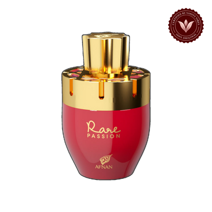 Afnan Rare Passion EDP 100ml For Women — front single product, transparent background