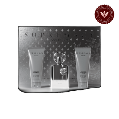Afnan Supremacy Silver Gift Set EDP 100ml — alternate product view, transparent background