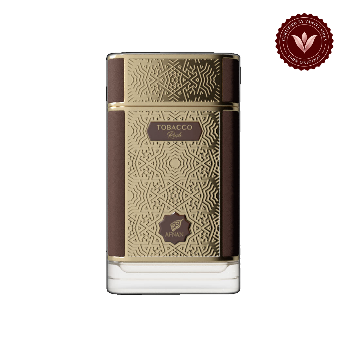 Tobacco Rush by Afnan Eau de Parfum 80ml — front single product, transparent background