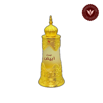 Sandal Abiyad Attar by Afnan 20ml for Men And Women — alternate product view, transparent background