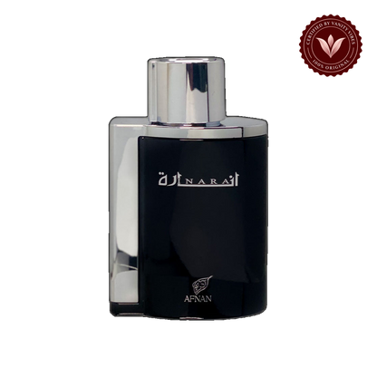 Afnan Inara Black 100ml — front single product, transparent background