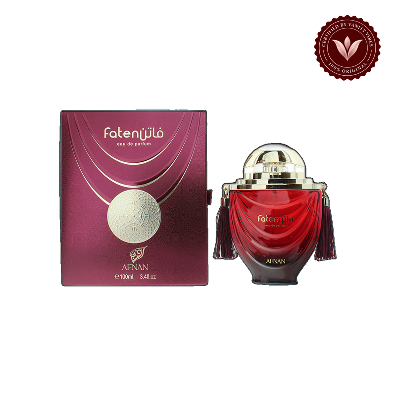 AFNAN Faten Red EDP 100ML — alternate product view, transparent background