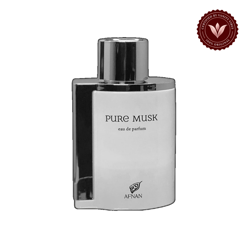 Afnan Pure Musk Perfume for Men - 100ml — front single product, transparent background