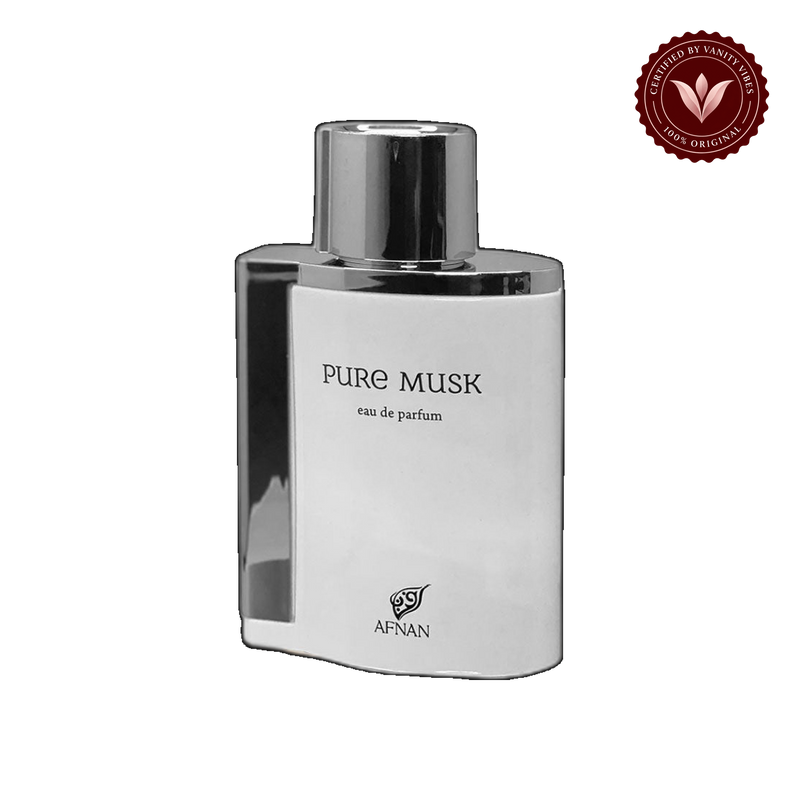 Afnan Pure Musk Perfume for Men - 100ml — alternate product view, transparent background