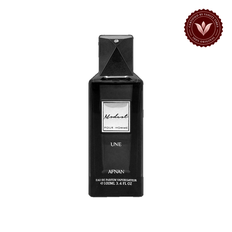 Afnan Modest Pour Homme Une Edp 100ml — front single product, transparent background