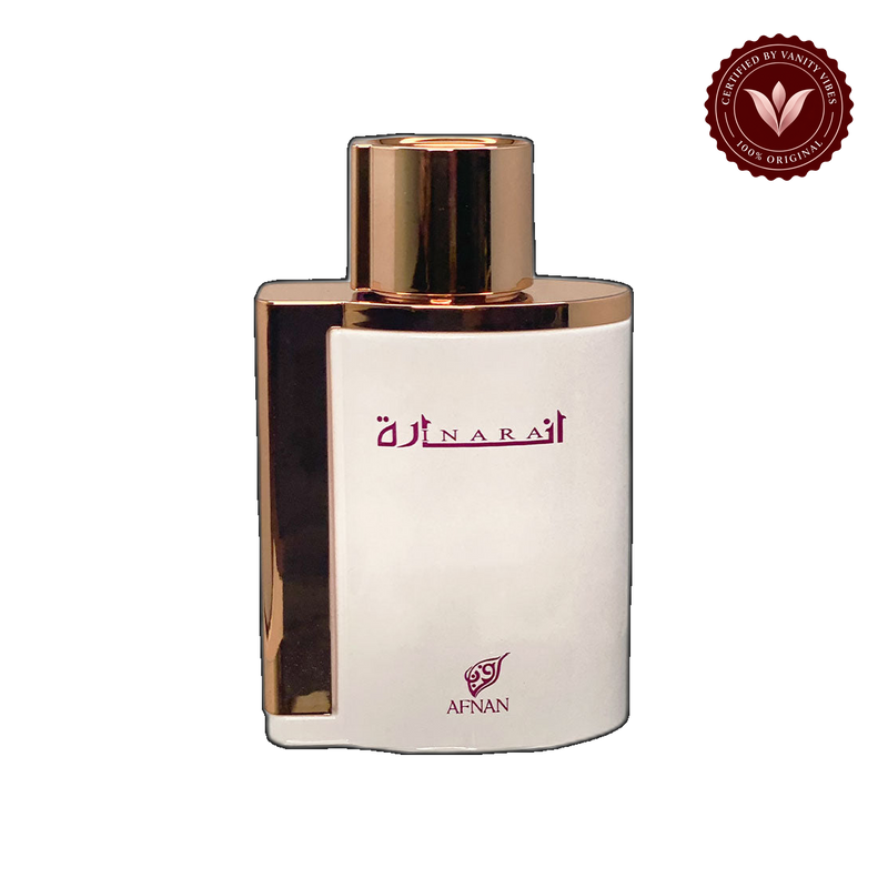 Afnan Inara White EDP Perfume for Women 100ml — front single product, transparent background
