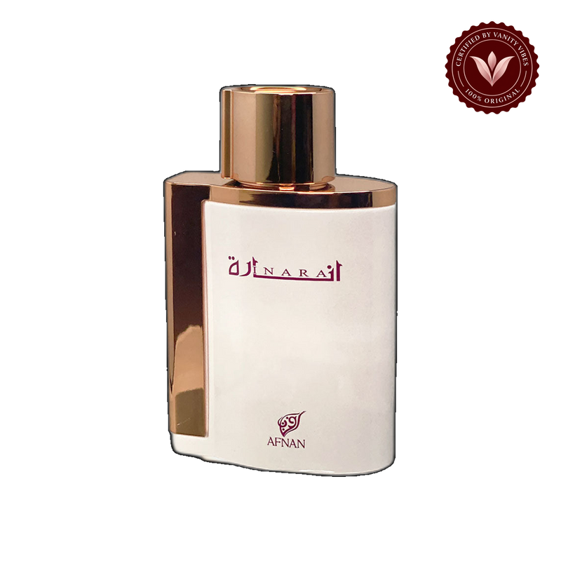 Afnan Inara White EDP Perfume for Women 100ml — alternate product view, transparent background