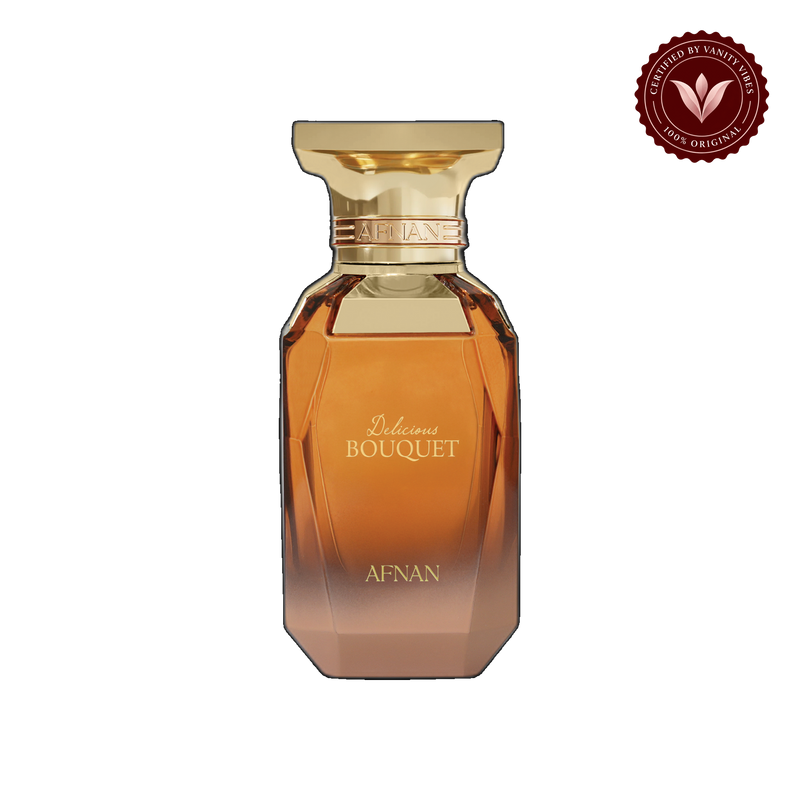 Delicious Bouquet by Afnan Eau de Parfum 80ml for Women — front single product, transparent background
