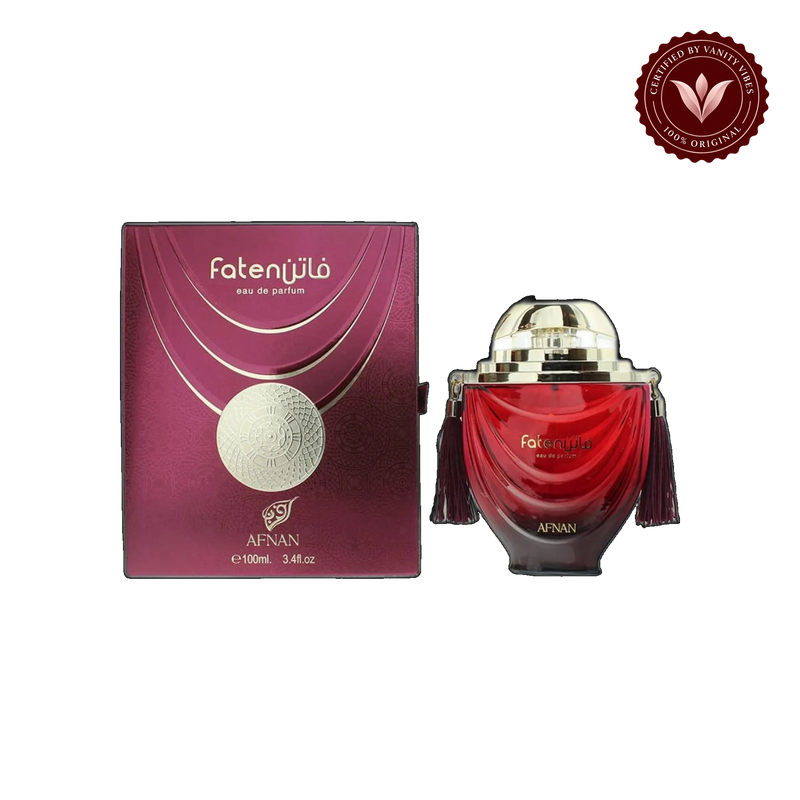Afnan Faten Maroon EDP 100ml — alternate product view, transparent background