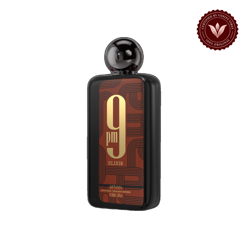 9PM Elixir by Afnan Parfum Intense100ml for Men — alternate product view, transparent background