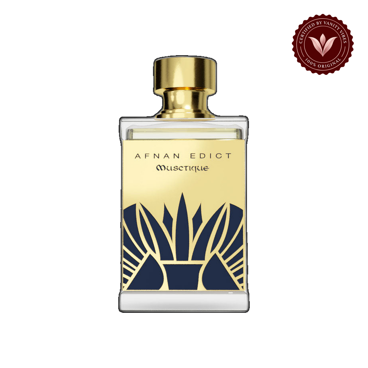 Edict Musctique by Afnan Extrait De Parfum 80ml for Men & Women — front single product, transparent background