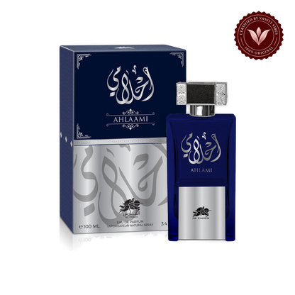 Al Fares Ahlaami Perfume 100ml — bottle and box