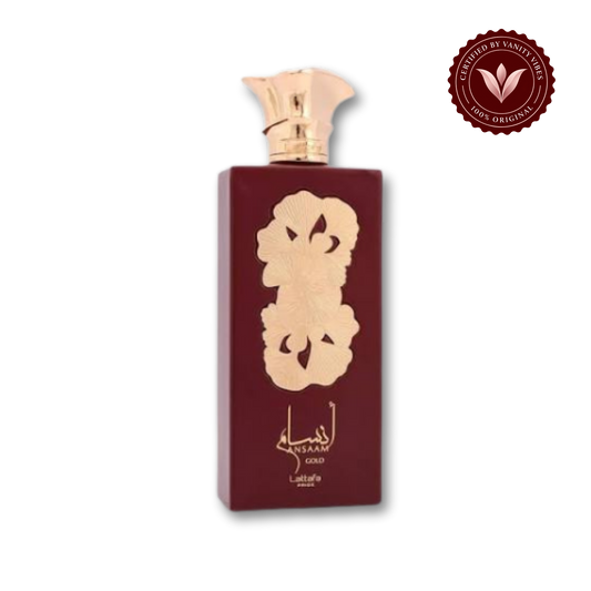 Lattafa Pride Ansaam Gold Eau de Parfum 100ml - Long Lasting Luxury Floral Fragrance for Women